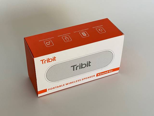 Tribit XSound Goの外箱画像