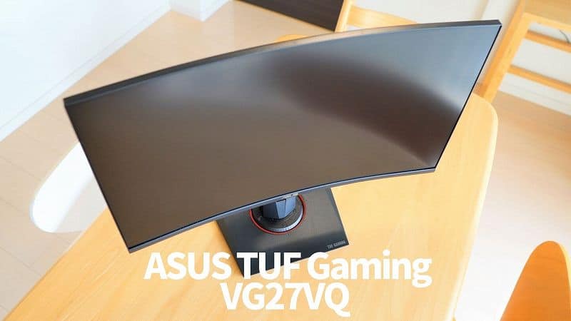 ASUS TUF Gaming VG27VQ レビュー】曲面ゲーミングモニター 165Hz高速リフレッシュレートを誇る27インチFHDモニター |  ガジェットランナー