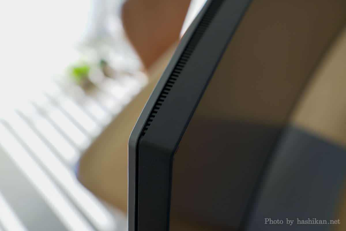 Dell U4919DWのフレーム部分の画像